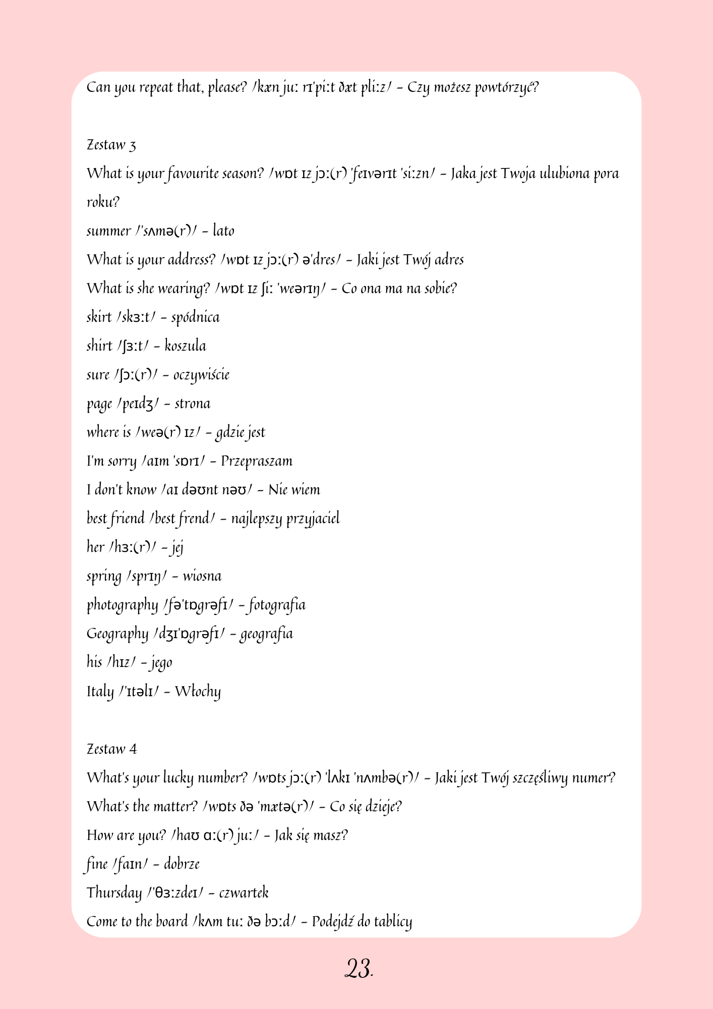 Use of English tasks A1 (1)