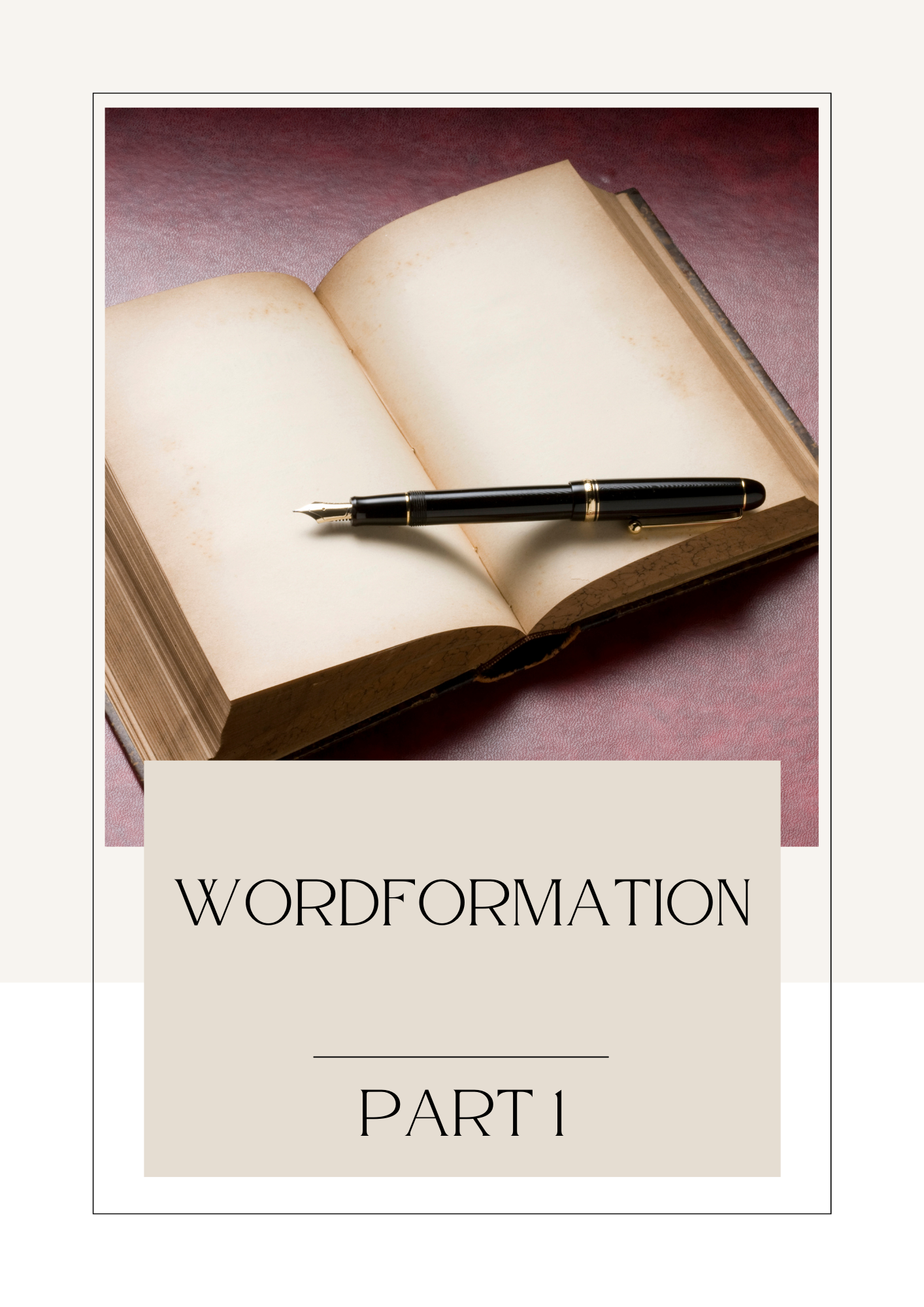 WORDFORMATION